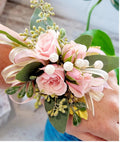 Pink Blum Wrist Corsage