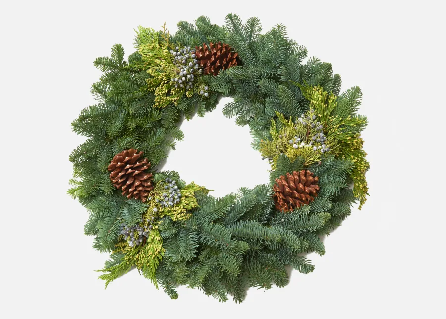 Holiday Candle Ring Wreath