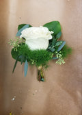 White Rose Boutonniere