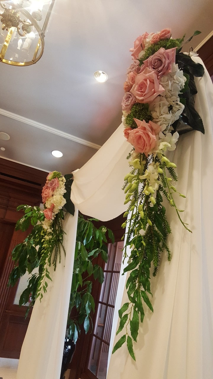 Curtain arrangement 2 piece